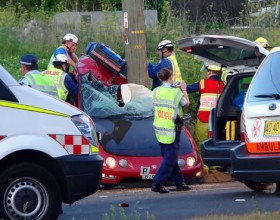 An Austrian Tourist hurt in A9 car accident