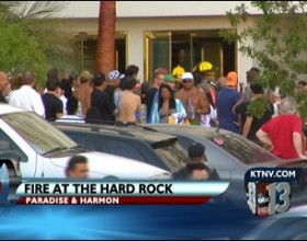 Electrical fire forces evacuation at the Hard Rock
