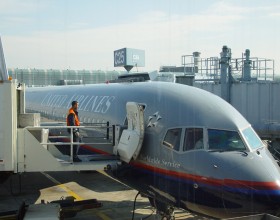 United Airlines flying help to Haiti