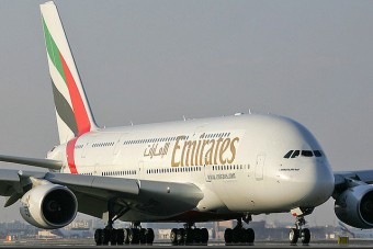 Emirates A380 Aircraft Dubai Toronto Canada