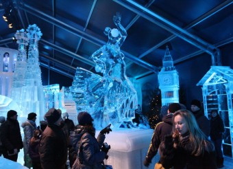 Snow ice Sculpture Festival Bruges 2011