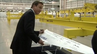 david cameron airbus