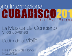Violin Concert to Open Cubadisco 2013