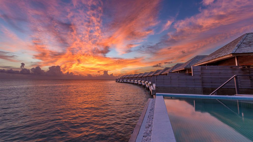 maldives sunset