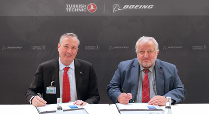 Boeing and Turkish Technic announce global fleet care supplier agreement