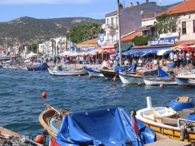 Foça turist rekoru kırdı