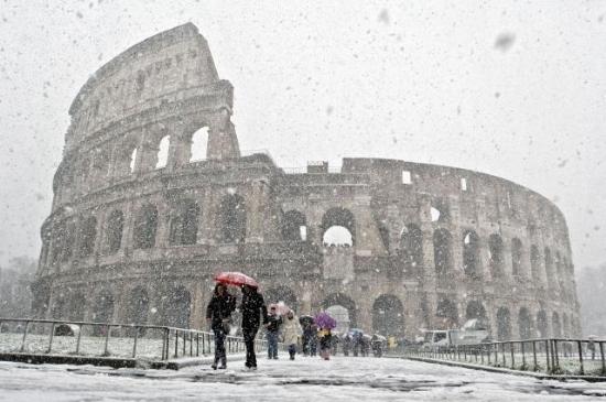 Roma Kar Yağışı