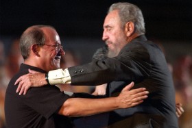 Fidel Castro Silvio Rodriguez Sili