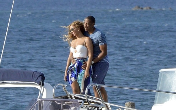 beyonce jay-z sardinya italya