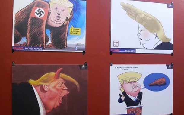 Meksika Karikatür Müzesi Donald Trump