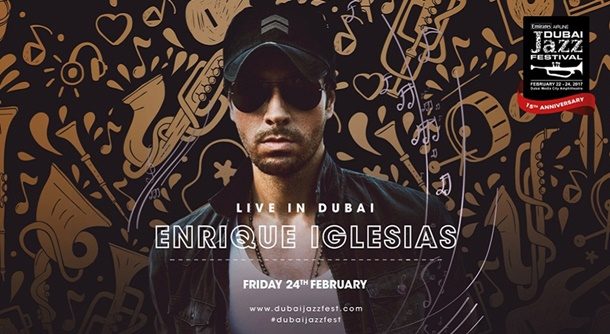 Emirates Dubai Jazz Festivali Enrique Iglesias