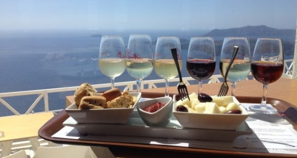 Santorini şarapları