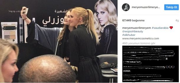 Meryem Üzerli Suudi Arabistan'da Rahat Durmadı 2 Meryem uzerli suudi arabistan