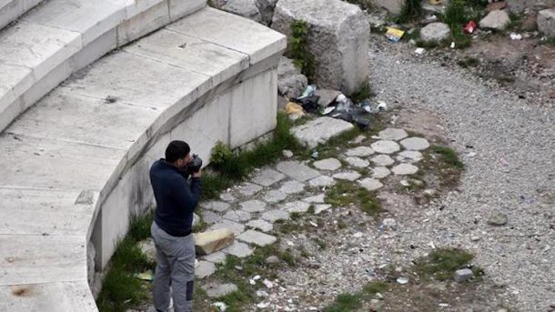 Ankara'daki Antik Tiyatro Harap İçinde 2 Ankara Antik Tiyatro