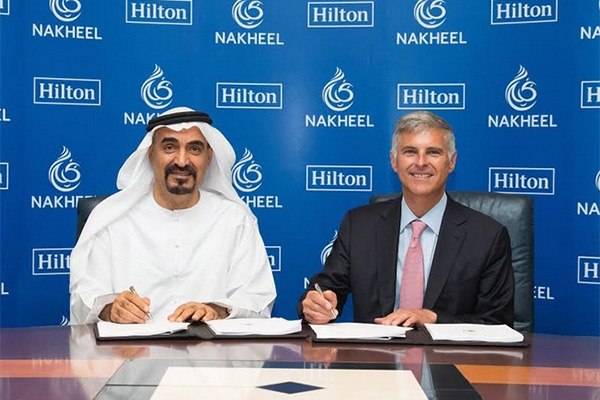 Hilton Group , Dubai'de Yeni Ortağı; Nakheel Hotels 2 Hilton Nakheel Groups Dubai