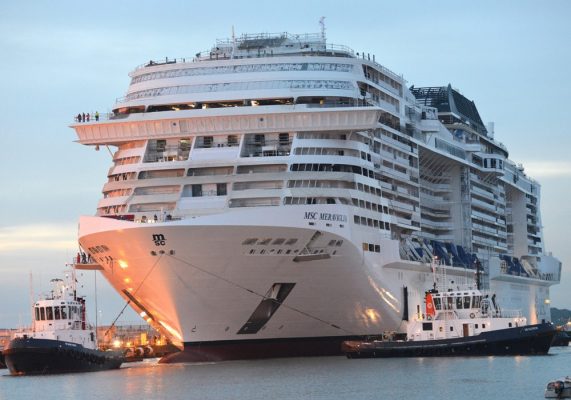 MSC Cruise, Dünyanın En Büyük Gemisini Denize İndirdi 2 MSC Meraviglia