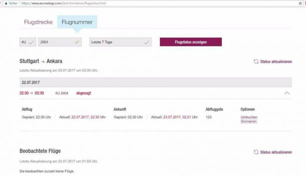 Almanya'da Skandal Uçuş İptali; "Türkiye'de Can Güvenliğim Yok" 2 Germanwings Uçuş İptali