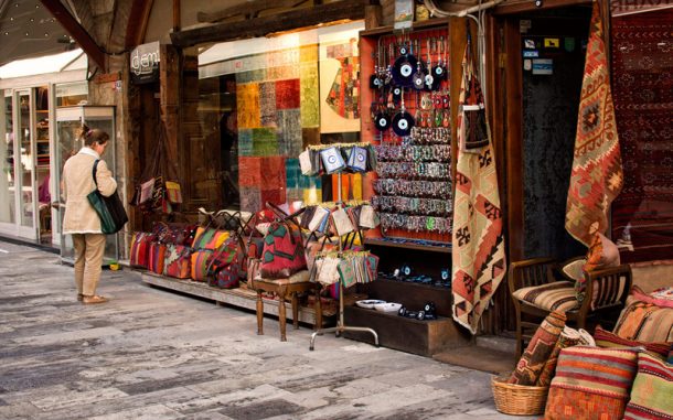 Sultanahmet avrupalı turist