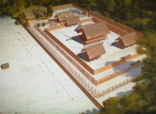 Japonlar 20 yılda yaptığı tapınak Ise Grand Shrine 2