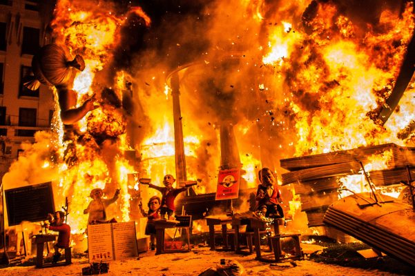 Las Fallas Festivali ispanya