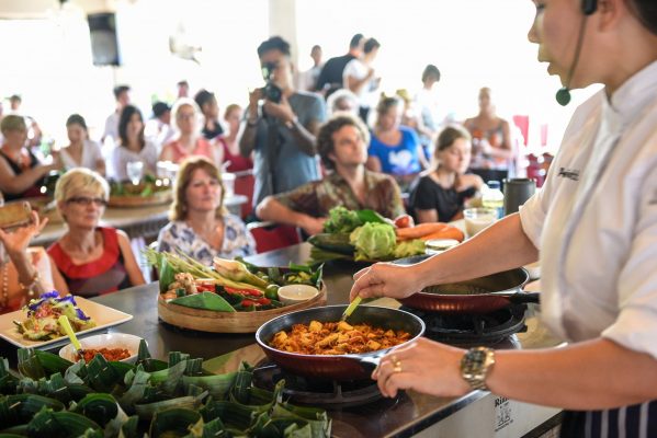 Endonezya Ubud Yemek Festivali ascilari