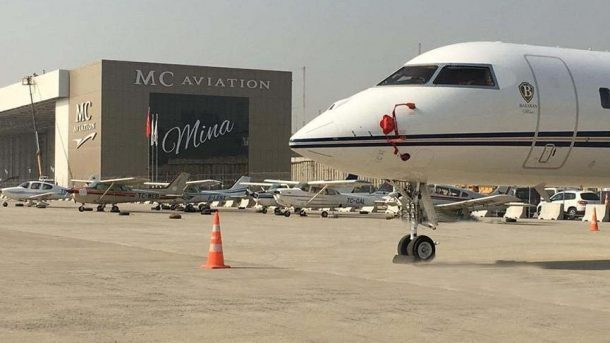 Mina Başaran'ın adına babasından lüks hangar