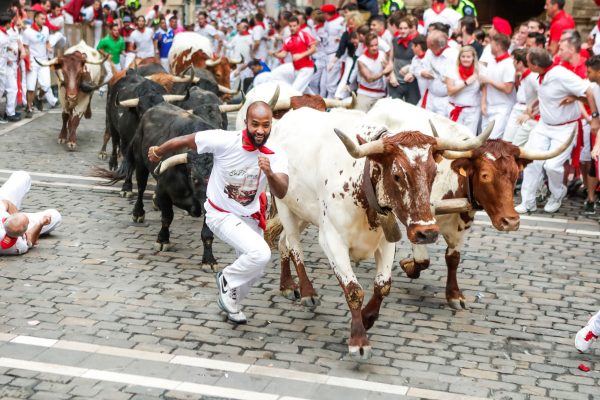 San Fermin boğa koşusu