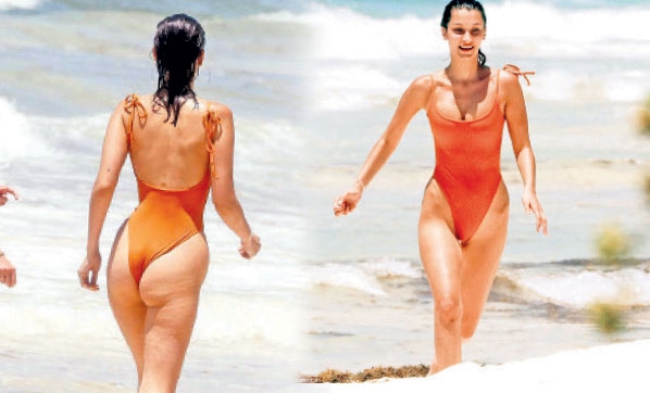 Bella  Hadid Meksika'nın Cancun kentinde tatil yapıyor