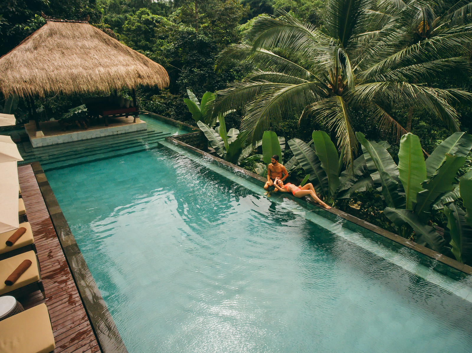 Lüks balayı tatili için Hanging Gardens of Bali 