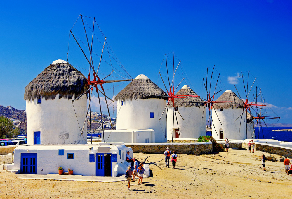 Balayı tatilinin adresi Yunan adası Mykonos