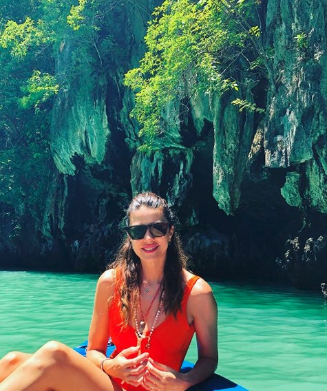 Başak Dizer Ttalıtuğ Cennet Ada Phuket'te tatil yapıyor