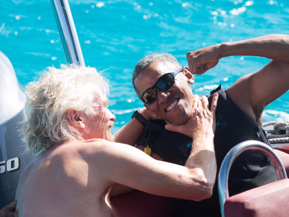 Branson , Obama'dan büyük bir onur duydu