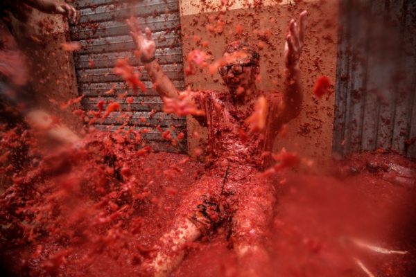 İspanya ünlü festivali La Tomatina