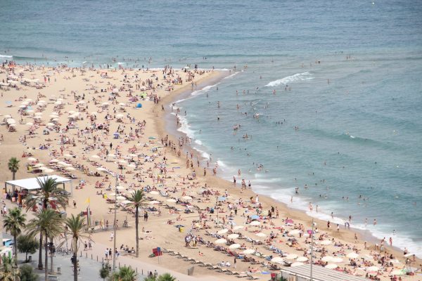 Barceloneta Plajı İspanya 