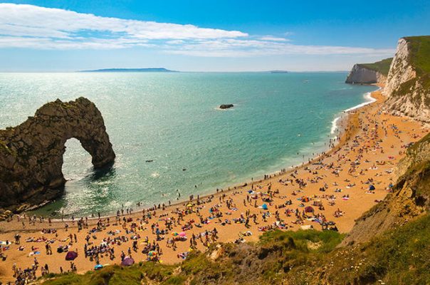 Durdle Door Plajı İngiltere