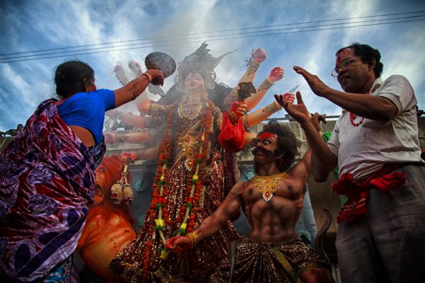 Hindistan Durga Puja festivali