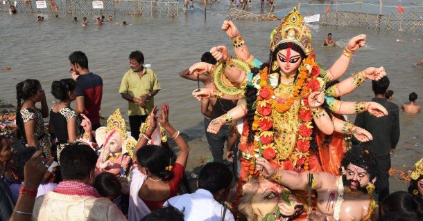 Hindistan'da Bengalilerin en önemli festivali Durga Puja