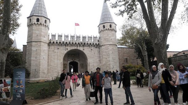 İstanbul'da turistlerin en çok ziyaret ettiği yer Topkapı Sarayı oldu!