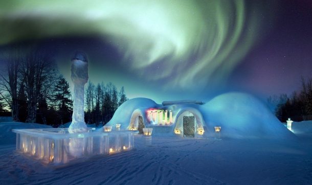 Aurora Borealis Kuzey ışıkları Lapland