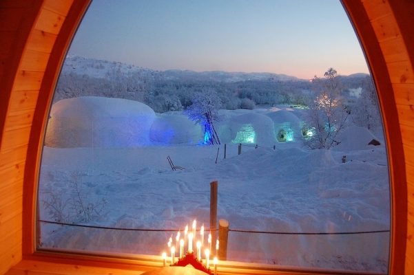 Norveç Kirkenes Snow Hotel buzdan otellerin en iyilerinden 