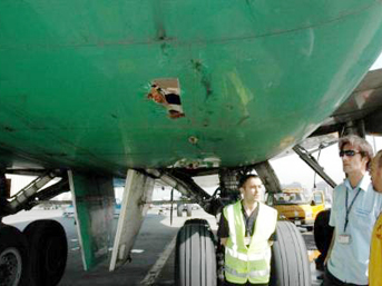 jade kargo narrow plane crash miss