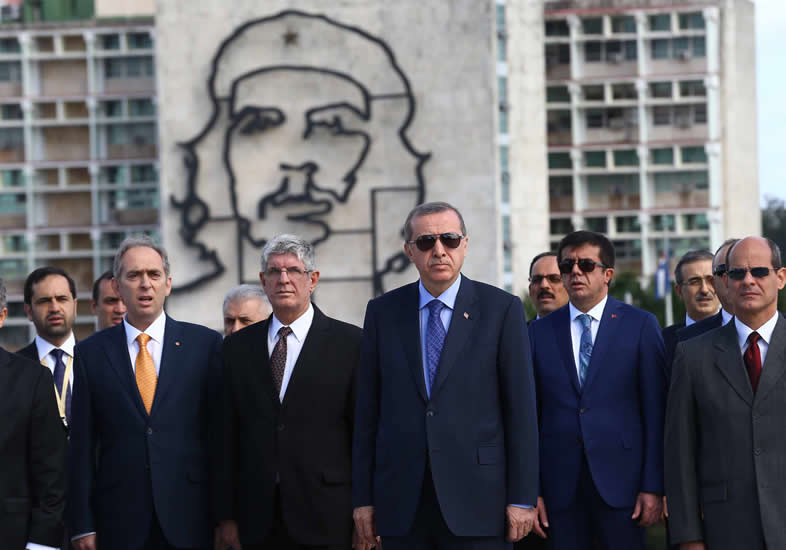 Turkish President Recep Tayyip Erdogan arrived in Cuba’s capital Havana, the second stop on his Latin America tour.