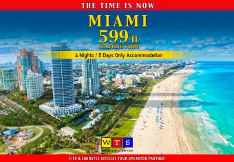 The first in the world from renown travel agency WTS (World Travel Service): America vacation with the Turkish Lira for Americans.