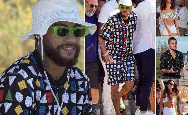 Neymar parties at St Tropez with Marco Verratti