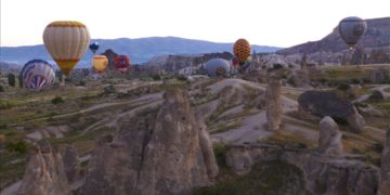 Hot air balloons up in the skies again in Turkey