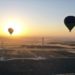 Hot air balloons dot Gobeklitepe’s skies