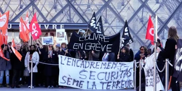 The Louvre in Paris closed Monday after staff unanimously voted for a renewable strike over working conditions.