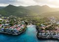 Curaçao is an island country in the southern Caribbean, located close to the coast of Venezuela.