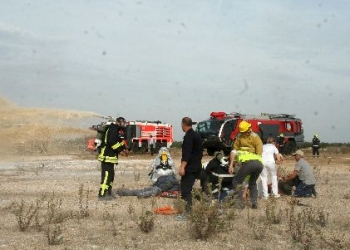 Antalya Havalimanı’nda yangın tatbikatı