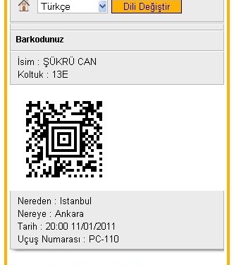 barkod mobil check in uygulamasi